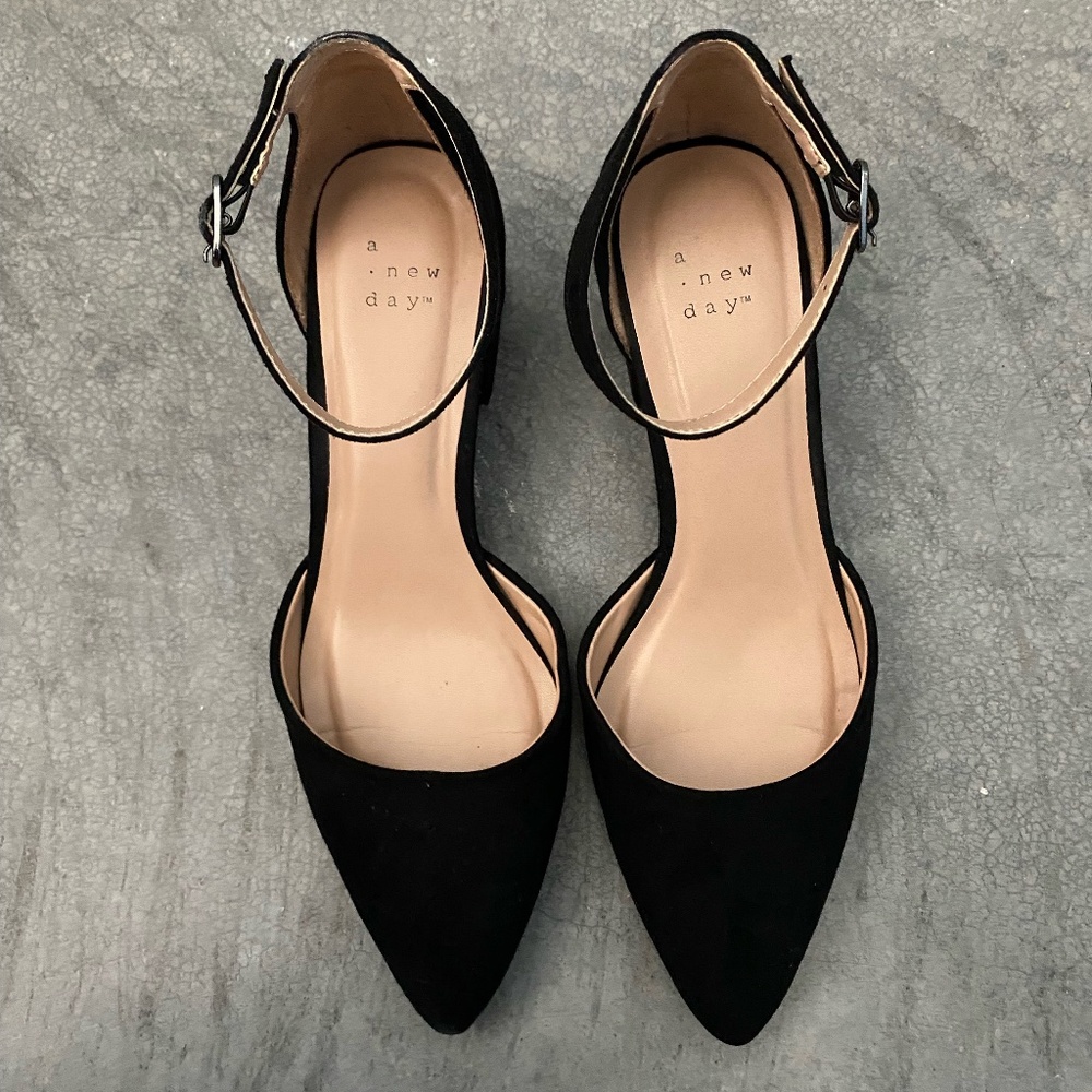 Ankle Strap Closed Toe Heels